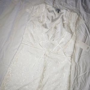 Tobi white lace dress